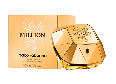 packaging paco rabanne lady million
