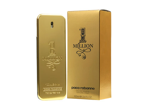 packaging paco rabanne 1 million
